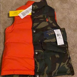Ralph Lauren Toddler 4T reversible puffer vest